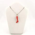 Koraal - Zilver - Hanger - met de hand uitgehouwen, Antiek en Kunst