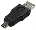 USB Koppelstuk USB - USB Mini - Zwart, Ophalen of Verzenden, Nieuw