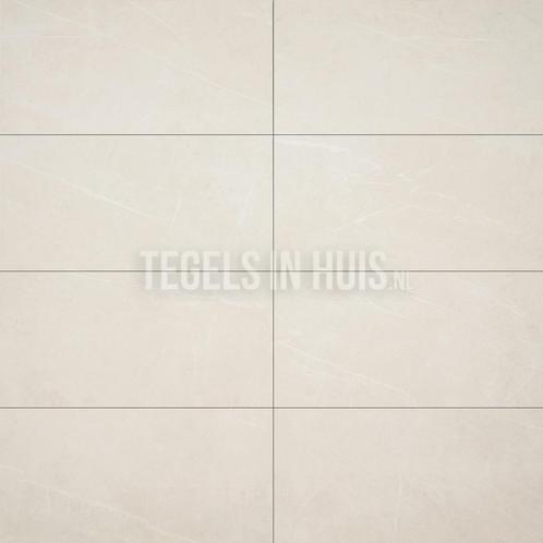 Vloertegel / wandtegel ticino stone ivoor mat 60x120, Doe-het-zelf en Verbouw, Tegels, Vloertegels, Nieuw, 10 m² of meer, Keramiek