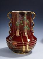Carlton ware - Vaas - Rode Art deco vaas met Japans decor