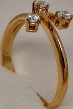 Ring - 18 karaat Geel goud Diamant (Natuurlijk) - Diamant, Sieraden, Tassen en Uiterlijk, Ringen, Nieuw
