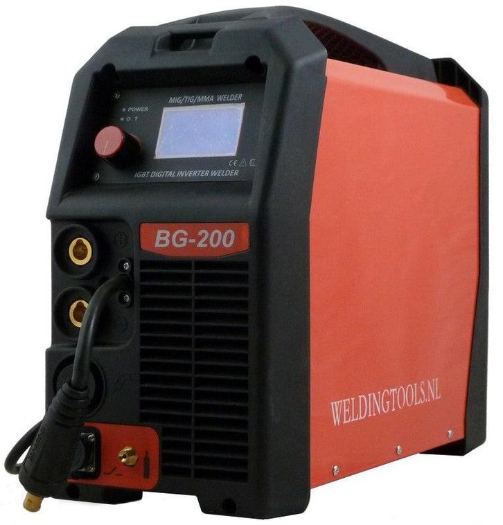 MIG200BG 200 amp, Doe-het-zelf en Verbouw, Gereedschap | Lasapparaten, Verzenden