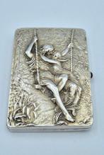 Sigarettendoos - .875 (84 Zolotniki) zilver - Art nouveau, Antiek en Kunst