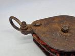 Maritieme objecten - Antica Puleggia/Bozzello/Carrucola da, Antiek en Kunst, Curiosa en Brocante