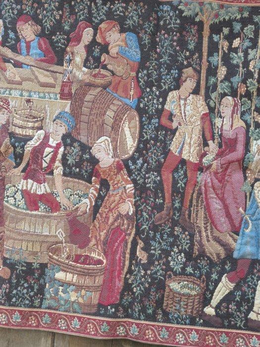 Wandtapijt - 70 cm - 104 cm - Tapisserie les Vendanges, Antiek en Kunst, Curiosa en Brocante