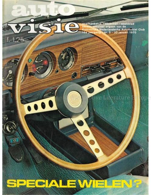 1970 AUTOVISIE MAGAZINE 05 NEDERLANDS, Boeken, Auto's | Folders en Tijdschriften