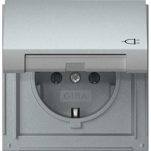 Gira TX_44 stopcontact met randaarde en klapdeksel IP44, Doe-het-zelf en Verbouw, Elektra en Kabels, Ophalen of Verzenden