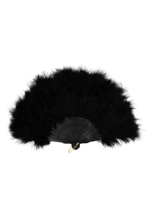 Waaier Zwart Fan Veertjes Dons Zwarte Handwaaier Vouwwaaier, Kleding | Dames, Carnavalskleding en Feestkleding, Nieuw, Ophalen of Verzenden