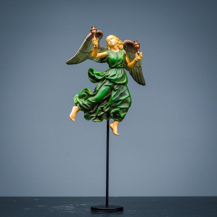 Figuur - Twee Engelen Raphael (2) - polystone, Antiek en Kunst, Kunst | Designobjecten