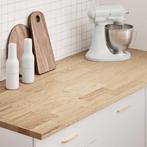 vidaXL Keuken werkblad rechthoekig 140x63,5x2,7 cm massief, Huis en Inrichting, Tafels | Eettafels, Verzenden, Nieuw