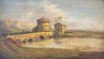 Scuola Italiana (XIX) - Veduta del Ponte Lucano, Tivoli,