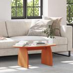 vidaXL Salontafel Wasbruin 80 x 40 x 35 cm Massief, Huis en Inrichting, Minder dan 50 cm, Verzenden, Nieuw, Minder dan 50 cm