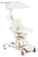 Byox Cornet White 6-in-1 Loopauto / Kinderstep met Duwstang, Verzenden, Nieuw, Loopvoertuig