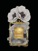 Glasschilderij Coco Chanel Noir | Ter Halle | 137, Huis en Inrichting, Nieuw, Verzenden