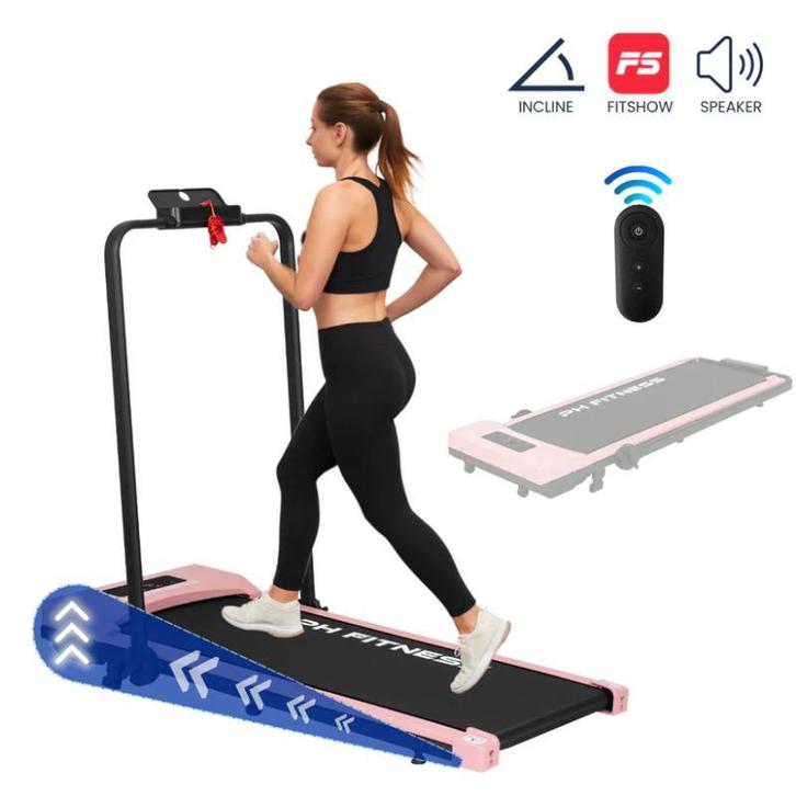 PH Fitness Loopband A1F-3 | Inklapbare loopband met helling, Sport en Fitness, Fitnessapparatuur, Benen, Nieuw, Overige materialen