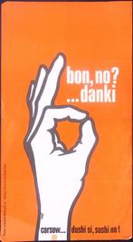 Poster met handgebaar (lijst optie, Posters), Verzenden, Nieuw, Overige onderwerpen, Met lijst