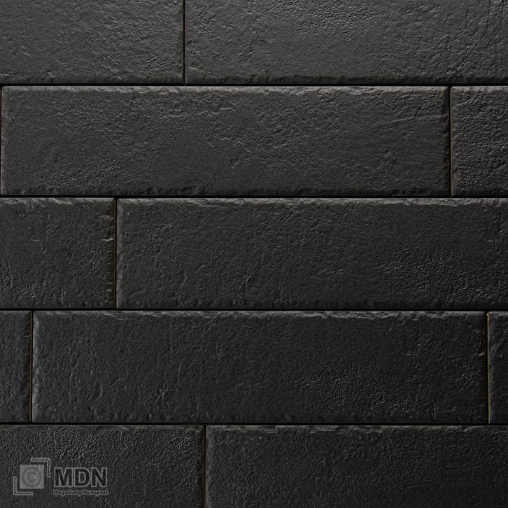 PALLET DEAL mat zwarte Bricks 7x28 cm-0,98m², Doe-het-zelf en Verbouw, Tegels, Nieuw, Verzenden