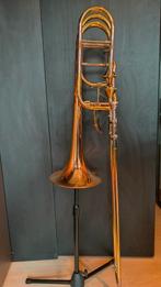 XO 1240R-T Bastrombone, Muziek en Instrumenten, Blaasinstrumenten | Trombones, Ophalen, Zo goed als nieuw, Bas, Met koffer