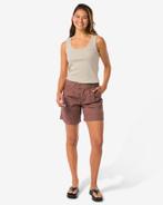 HEMA Dames korte broek Ivy middenbruin van €24.99 voor sale, Verzenden, Nieuw