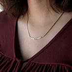 Gouden vossenstaart schakelcollier (Ketting), Sieraden, Tassen en Uiterlijk, Kettingen, Ophalen of Verzenden, Gebruikt, Overige kleuren