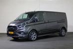 Ford Transit Custom 2.0 TDci 170pk L2 H1 Sport 2.8T Trekhaak, Auto's, Gebruikt, Euro 6, Overige kleuren, Leder