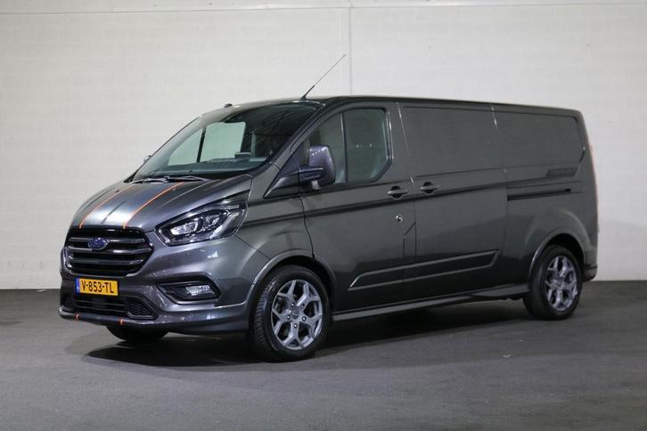 Ford Transit Custom 2.0 TDci 170pk L2 H1 Sport 2.8T Trekhaak, Auto's, Bestelauto's, Lease, Handgeschakeld, Overige kleuren, Financial lease