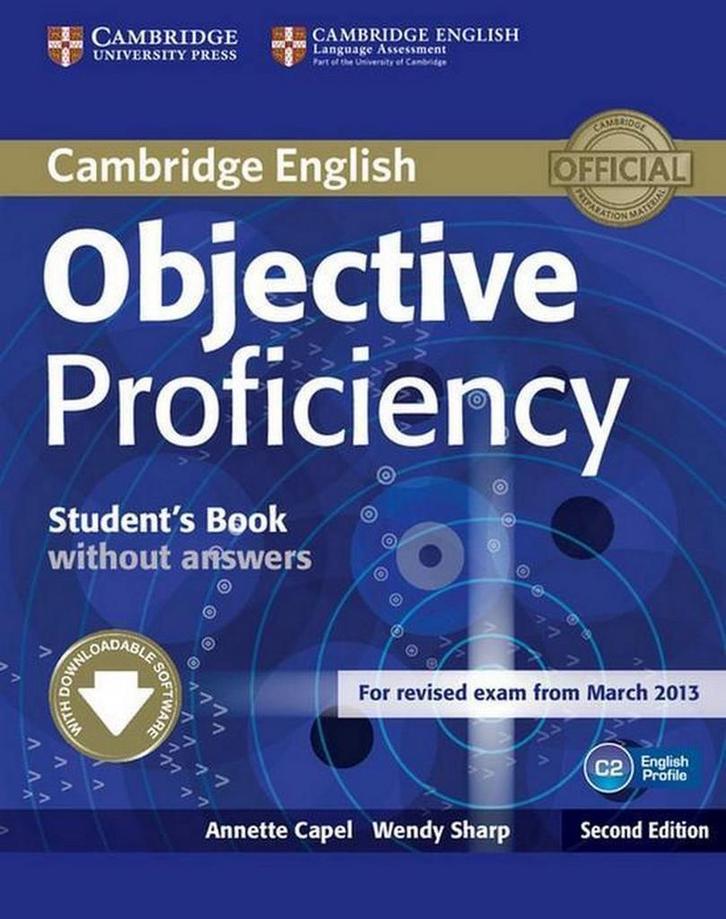 9781107611160 Objective Proficiency students book + down..., Boeken, Schoolboeken, Zo goed als nieuw, Verzenden