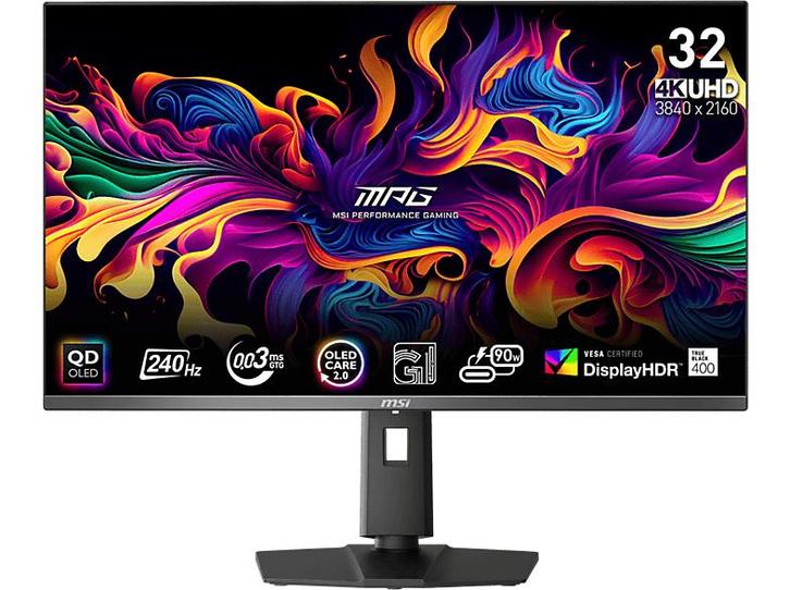 Msi - Ultra HD 4K  Monitor - 31.5 inch, Computers en Software, Monitoren, Overige typen, In hoogte verstelbaar, Ultra HD (4K)
