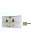 Spiegelkast Sanicare Qlassics 60 cm 1 Deur Grey-Wood Rechts, Ophalen of Verzenden, Nieuw, Chroom, Bad