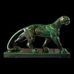 Saint Clement - sculptuur, Pantera Verde con finiture in oro