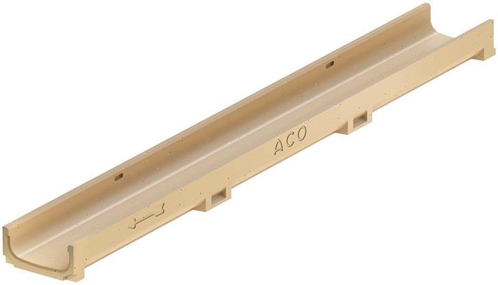 ACO Euroline H60 gootelement zonder rooster, 1 mtr., Doe-het-zelf en Verbouw, Buizen en Afvoer, Ophalen of Verzenden