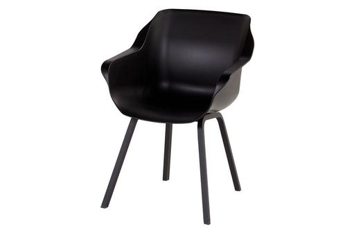 Hartman Sophie Element dining armstoel - Carbon Black - Alu, Tuin en Terras, Tuinstoelen, Nieuw, Overige materialen, Verzenden