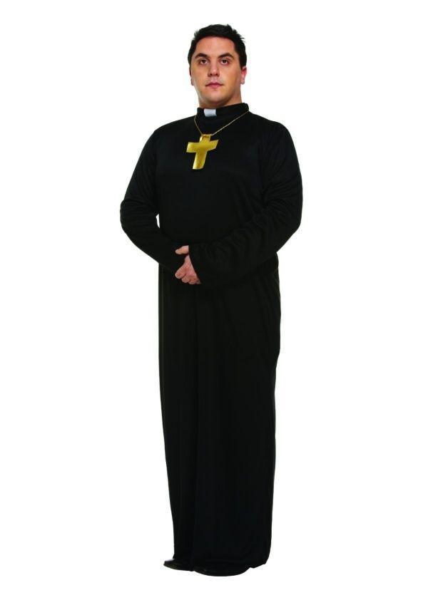Priester kostuum XL Plus Size, Hobby en Vrije tijd, Feestartikelen, Feestartikel, Nieuw, Verzenden