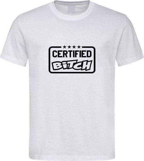 Certified Bitch, Kleding | Heren, T-shirts, Overige kleuren, Nieuw, Overige maten, Verzenden