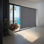 Zonnescherm Taija met handslinger - 150 x 310 cm, donkergrij, Verzenden, Nieuw