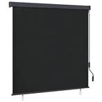 Tuinrolgordijn Antraciet 160x250 | Retourdeal | Eenvoudig..., Tuin en Terras, Zonneschermen, Overige typen, Nieuw, Ophalen of Verzenden
