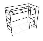 Steigerbuis Hoogslaper Basel | Zwart 33.7 mm | Voet | DIY |, Ophalen of Verzenden, Nieuw