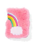 HEMA Notitieboek 7.5x9.5cm fluffy regenboog, Verzenden, Nieuw