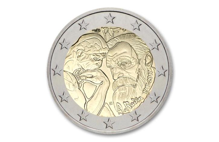 2 euro Auguste Rodin 2017 - Frankrijk, Postzegels en Munten, Munten | Europa | Euromunten, Verzenden