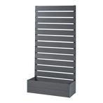Plantenbak met tuinscherm Heerde HKC 180x90x38 cm grijs [en., Verzenden, Nieuw