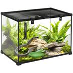 TRUUSK Terrarium Voor Reptielen 50 x 30 x 35 cm - Glazen Voe, Dieren en Toebehoren