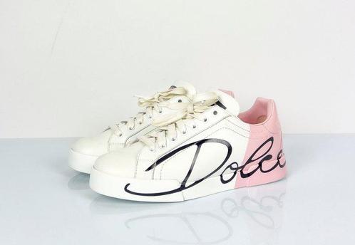 Dolce & Gabbana - White Leather And Patent Portofino -, Kleding | Heren, Schoenen