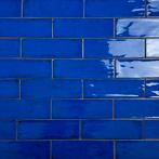 Wandtegel fango kobalt blauw 5x15 wandtegel tegeloutlet, Nieuw, Wandtegels, Keramiek, Ophalen of Verzenden