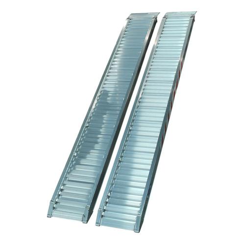 Metalmec Set oprijplaten recht aluminium 2500 x 300 opleglip, Auto diversen, Aanhangwagen-onderdelen, Ophalen of Verzenden