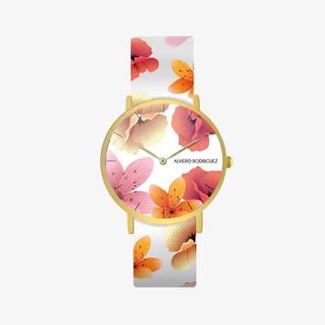 Kleurrijke dames horloge - Japanse uurwerk - silicone beschikbaar voor biedingen