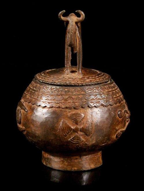 bronzen vat - Dogon - Mali, Antiek en Kunst, Kunst | Niet-Westerse kunst