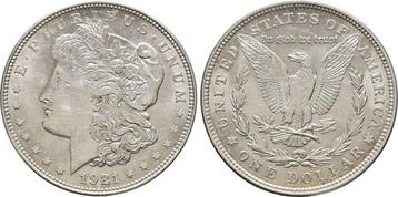 1 Dollar 1921 Usa: (MuntenenBankbiljetten-Wereldmunten)