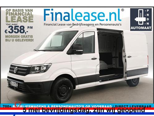 Volkswagen Crafter 2.0 TDI L3H2 AUT Airco Cruise Navi €358pm, Auto's, Bestelauto's, Lease, Automaat, Diesel, Volkswagen, Wit, Verzenden