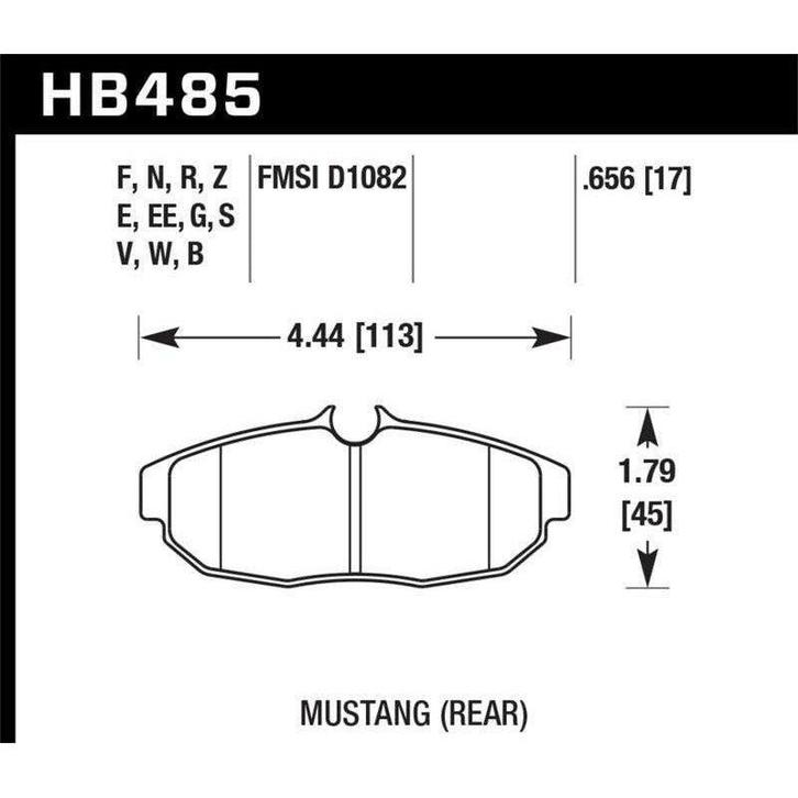 Hawk 11 Ford Mustang 5.0L / 05-10 GT / 07-11 Shelby GT500, Auto-onderdelen, Remmen en Aandrijving, Ophalen of Verzenden