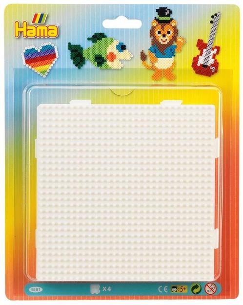 Hama - Strijkkralen Bordjes (4 stuks) | Hama - Hobby, Hobby en Vrije tijd, Knutselen, Nieuw, Verzenden